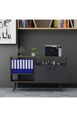 Lagomood Irony Maxi Ofis Dolabı Antrasit Ceviz - 4