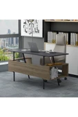 Lagomood Irony Maxi Ofis Masası Antrasit Ceviz - 3