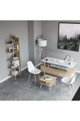 Lagomood İrony Poly Ofis Takımı Beyaz Meşe thumbnail 1