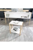 Lagomood Zenith Ofis Masa Takımı Beyaz Meşe - 4