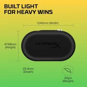 HyperX Cloud Earbuds II 705L8AA Kırmızı Kablolu Kulak İçi Oyuncu Kulaklığı - 2