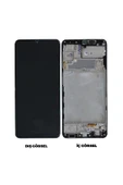 Samsung Teknonet Samsung Galaxy A22 4G Uyumlu Lcd+Dokunmatik+Çıtalı - Siyah - 1