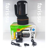 Gold Silver GS-2671 40W Şarjlı El Feneri – 8000mAh Güçlü Aydınlatma, Araçta Şarj Özellikli Taşınabilir Fener - 5