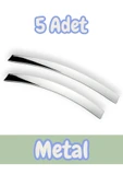 Eko Şahin Yay Alüminyum Metal Lüks Modern Mobilya Çekmece Mutfak Dolabı Kulpu Krom 160mm (5 Adet) - 1