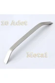 Şahin Alüminyum Metal Lüks Modern Mobilya Çekmece Mutfak Dolabı Kulpu İnox 224mm (10 Adet) - 1