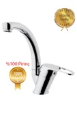 Kare Luxury Mix Lavabo Bataryası (Kısa Borulu) - 1