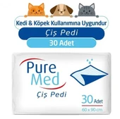 PureMed Yatak Koruyucu Örtü Ped 60x90 Cm 30 Adet - 1
