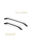 Eko Kumru Alüminyum Metal Lüks Modern Mobilya Çekmece Mutfak Dolabı Kulpu Krom 160mm (10 Adet) - 1