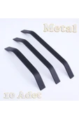 Eko Şahin Alüminyum Metal Lüks Modern Mobilya Çekmece Mutfak Dolabı Kulpu Siyah 160mm (10 Adet) - 1