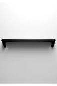 Saray Ağır Alüminyum Metal Lüks Modern Mobilya Çekmece Mutfak Dolabı Kulpu Siyah 160mm (5 Adet) - 5