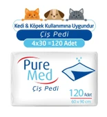 PureMed Yatak Koruyucu Örtü Ped 60x90 Cm 30 Adet - 1