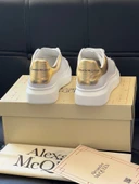 Alexander McQueen Oversized Beyaz/Gold - Spor Ayakkabı - - 4