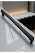 Saray Ağır Alüminyum Metal Lüks Modern Mobilya Çekmece Mutfak Dolabı Kulpu Siyah 160mm (5 Adet) - 2
