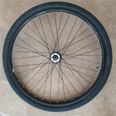 CARRARO 26X1.50 XLC LASTİK+ JANT TEL ÖRÜLÜ İNCE ÖN TEKERLEK ŞEHİR DISK UYUMLU - 1