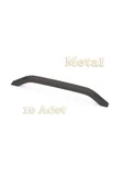 İdil Alüminyum Metal Lüks Modern Mobilya Çekmece Mutfak Dolabı Kulpu Siyah 192mm (10 Adet) - 1