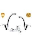 Kare Luxury Lavabo,Banyo,Evye Batarya Üçlü Set - 1