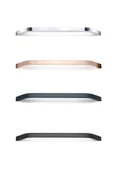 İdil Alüminyum Metal Lüks Modern Mobilya Çekmece Mutfak Dolabı Kulpu Siyah 192mm (10 Adet) - 3