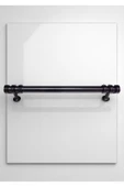 Nesli Alüminyum Metal Lüks Modern Mobilya Çekmece Mutfak Dolabı Kulpu Siyah 160mm (10 Adet) - 3