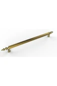 Tuana Rustik Alüminyum Metal Lüks Modern Mobilya Çekmece Mutfak Dolabı Kulpu Gold-Gold 128mm (10 Adet) - 3