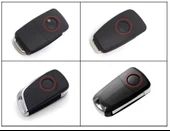 Volkswagen Polo Golf Passat Tiguan Arteon Touareg Caddy Jetta Beetle  Kumanda Logo Çap 14 mm 4 ADET thumbnail 3