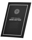Gülpaş 8 Ders Yoklamalı Ders Defteri Siyah Plastik Kapak 388 - 1