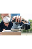 Smirdex 50 Adet 6 delikli Cırt Zımpara Kağıdı El Zımparaları Seti 150 Mm Avuç Içi Spiral Taşlamalı (60 Kum) - 4