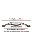 Sucuoğlu Seçil (128 MM - 12.8 CM) Metal Antik Sarı Mobilya Mutfak Çekmece Dolap Dolabı Kulpu Kulbu Kulpları - 4