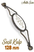 Sucuoğlu Seçil (128 MM - 12.8 CM) Metal Antik Sarı Mobilya Mutfak Çekmece Dolap Dolabı Kulpu Kulbu Kulpları - 1