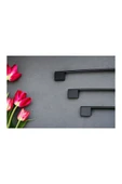 Sucuoğlu Köprü Mutfak Kulbu Çekmece Dolap Kulpu Metal Kulp Mobilya Dolabı Kulpları 160 mm Siyah(6 Adet) - 6