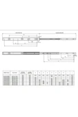 CANEX En 35 mm Teleskopik Bilyalı Çekmece Rayı - 25 cm (2 Takım) - 3