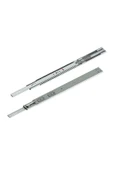 CANEX En 43 mm Frenli Teleskopik Bilyalı Çekmece Rayı Kaplamalı - 45 cm (2 Takım) - 1
