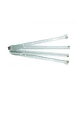 YENİLER Standart Çekmece Kızağı Dolap Çekmece Rayı Beyaz 30 cm (2 Takım) - 4