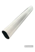 Sucuoğlu Oval Alüminyum 45 Cm Dolap Içi Askı Borusu 2 Adet Flanş Vidaları(İstenilen Ölçüye göre Kesim) - 3