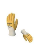 Polisan X1 Sarı Polyester Örme Nitril Eldiven No:9 (4 Adet) - L - 2