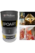 Polisan Epoart Şeffaf Epoksi Reçine Döküm Tipi A+B Kompenant 800 gr. - 1