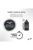 Polisan Antrasit Gri Sprey Boya 400 ml - Ral 7016 (3 Adet ) - 4