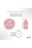 Polisan Açık Pembe Sprey Boya 400 ml (5 Adet ) - 3