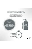Polisan Gri Sprey Boya 400 ml (6 Adet ) - 3
