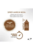 Polisan AçıK Kahve Sprey Boya 400 ml (5 Adet ) - 3
