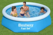 Bestway® 57450 Fast Set™ Çember Şişme Havuz Seti 2.44 m x 61 cm - 1
