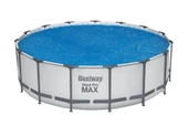 Bestway® 58253 Sera Etkili Solar Havuz Örtüsü - Yuvarlak 4.57 m and 4.88 m Yer Üstü Havuz İçin - 3