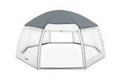 Bestway® 58612 Havuz İçin Kubbe Çadır - 4,88 m Yer Üstü Havuz ve Spa için - 3
