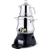 LİNES NAZ KLASİK ELEKTRİKLİ SEMAVER 4 LİTRE PASLANMAZ ÇELİK ÇAYCI - 2