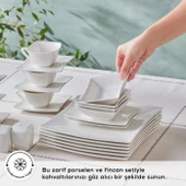Karaca Forever Bone Perfect White 32 Parça 6 Kişilik Kahvaltı Takımı - 5