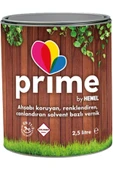 Prime Solvent Bazlı Renkli Ahşap Vernik - 2,5 - ŞEFFAF - 1