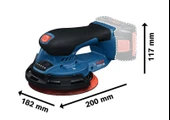 Bosch GEX 18V-150-3 Eksantrik Zımpara Makinesi - 2