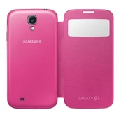 Samsung i9500 Galaxy S4 Orjinal S View Cover Kılıf - Pembe EF-CI950BPEGWW thumbnail 5