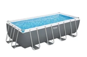 Power Steel™ 56671 Prefabrik Dikdörtgen Yer Üstü Havuz Seti 4,88 m x 2,44 m x 1,22 m - 6