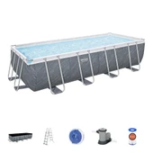 Bestway® 56998 Power Steel™ Prefabrik Yerüstü Havuz 5,49 m x 2,74 m x 1,22 m - 3