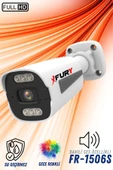 FURY 6 lı Sesli 6 Warm Led Gece Renkli Görüş Su Geçirmez Güvenlik Kamerası Seti 250GB - 4